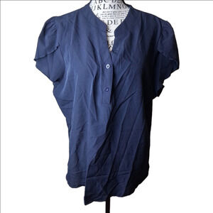 VDJ Nwt XL Blue Blouse Womens